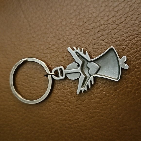 3/$30 Pewter Heart Angel Keyring Keychain - Picture 4 of 4